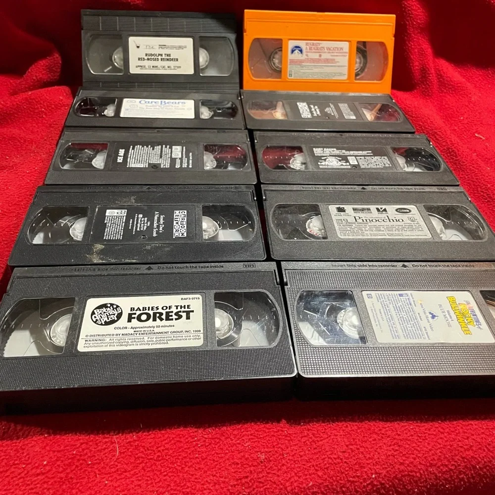 Vintage VHS Tape Collection